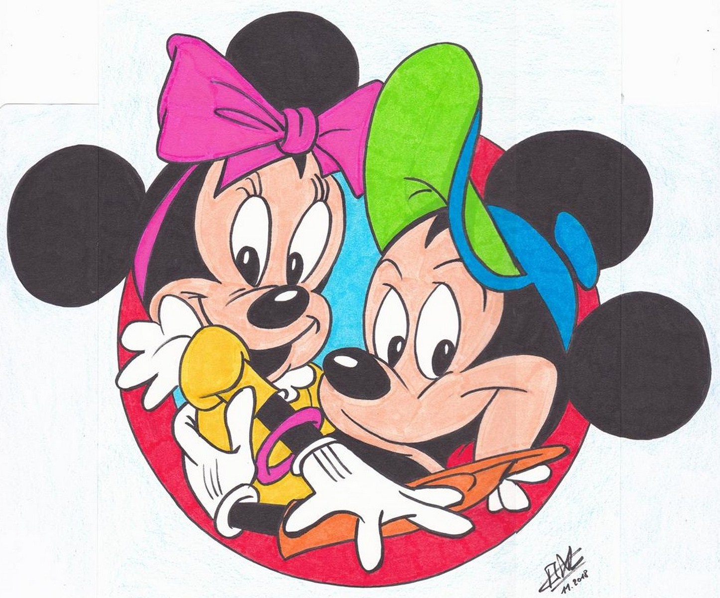 Mickey & Minie